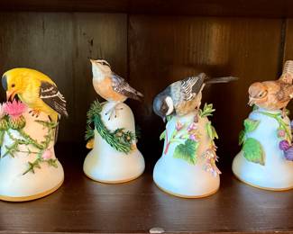 Peter Barrett porcelain bird bells