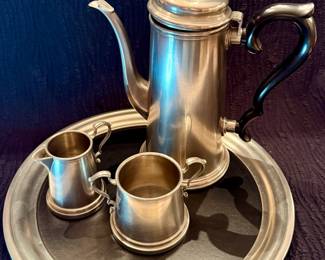International Pewter tea service