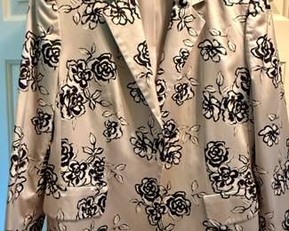 Ellen Tracy satin jacket