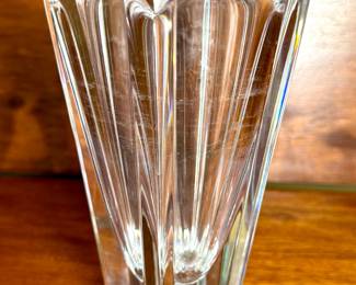 Orrefors lead crystal vase