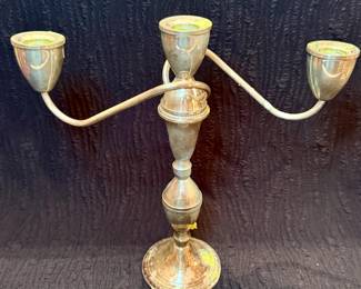 Duchin Creation weighted sterling candelabra (1 of 2)