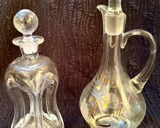 Glass decanters