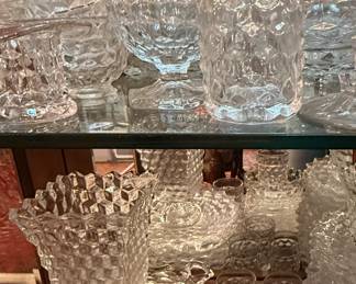 Fostoria American glass collection