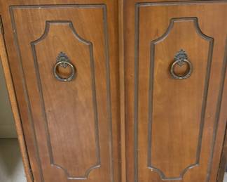 Vintage record cabinet
