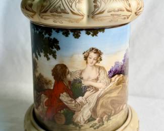 Ardalt hand painted porcelain music box