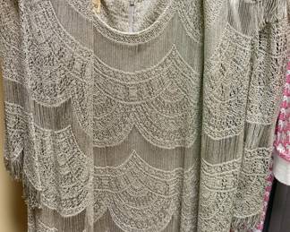 Damianou crochet dress and jacket