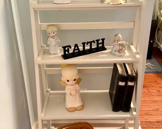 Sleek White Bookshelf