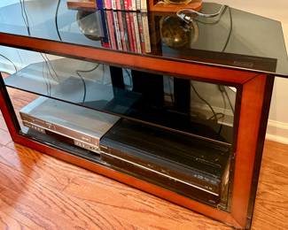 Glass Top TV Stand