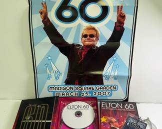 Elton John 60th Birthday Madison Square Garden Concert Collectibles