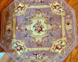 Union Factory Lavender Octagonal Area Rug