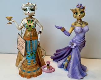 Margaret Le Van Alley Cat Figurines