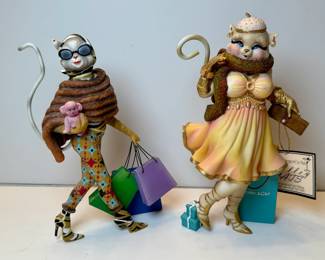 Margaret Le Van Alley Cat Figurines