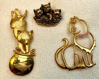 Costume Cat Pins