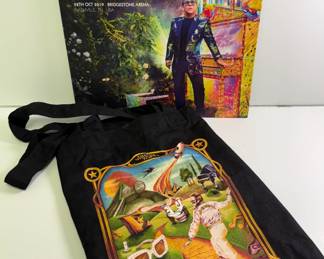 Elton John Yellow Brick Road Tour Photo Book and Tote Bag