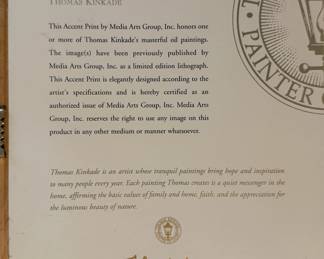 Certification of Print Authenticity