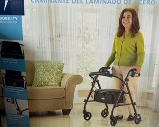 Redline Steel Rolling Walker (New)