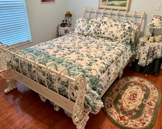 Iron Victorian Style Scrolled Bed