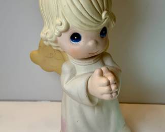 Precious Moments "Garden Girl Praying Angel" Figurine