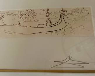 Dali signed print