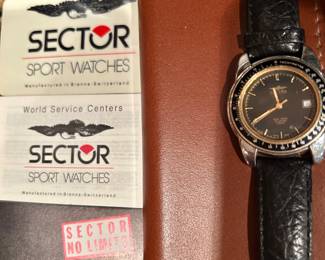 vintage men’s Sector watch
