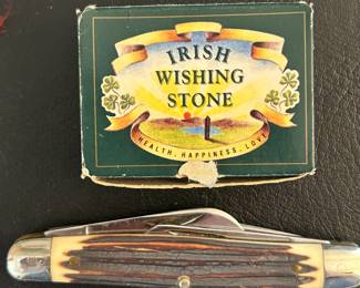 Irish Wishing Stone | Queen Steel Folding Pocket Knife