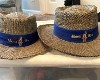 Never Worn 1996 Atlanta Olympic Games Straw Hats