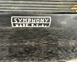 Vintage Excelsior Symphony Accordion w/ Rolling Hard Case