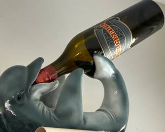 Dolphin Wine Bottle Holder