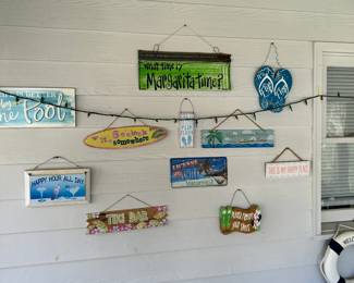Vintage Pool, Lake and Beach Wall Decor