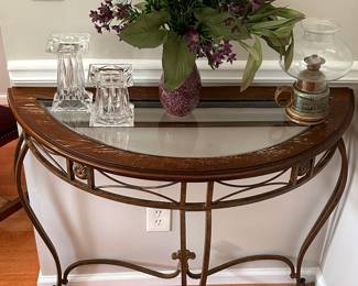 Half Circle Hallway Table