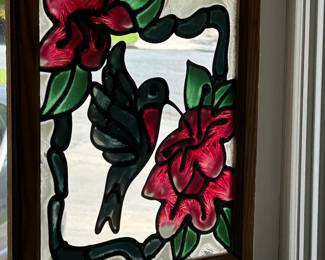 Hummingbird Stained Glass