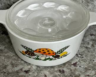 Vintage Corning Ware Merry Mushroom