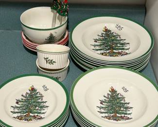 Spode Christmas Tree Dishes