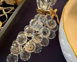 Swarovski Crystal Grape Cluster