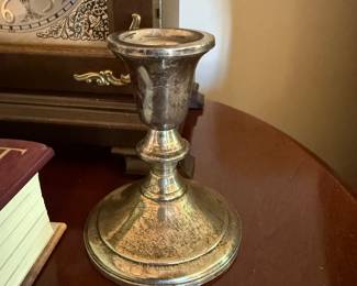 Weighted Sterling Candle Holders