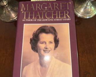Signed Margaret Thatcher book