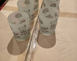 Christmas glass ware