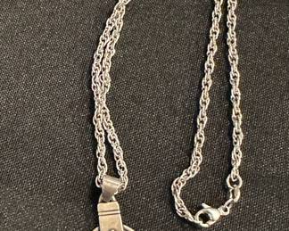 Vintages James Avery Silver Cross Necklace