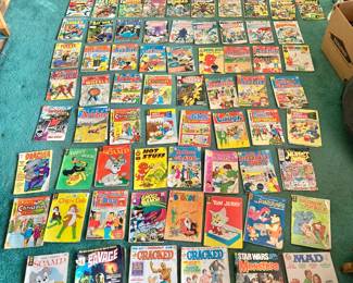 Vintage comic books