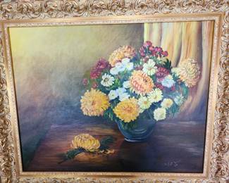Vintage Floral Oil
