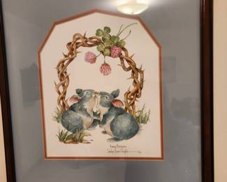 Bunny Art by Carolyn Wright