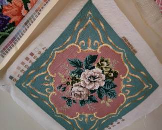Needlepoint on Canvas
