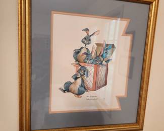 Bunny Art by Carolyn Wright