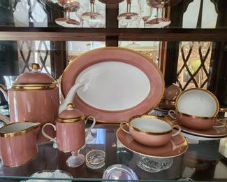 Vintage Fitz and Floyd "Versailles" Dusty Rose