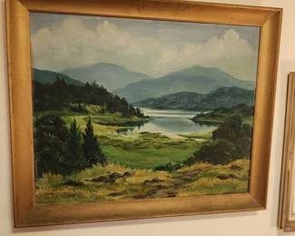 Vintage Landscape by Ann Phelps Hursizer