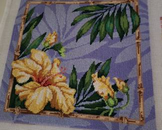 Needlepoint on Canvas