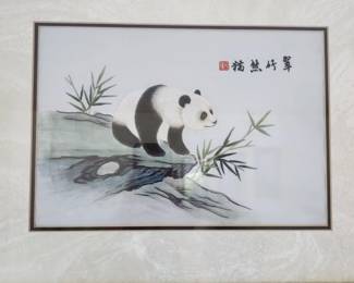Framed Panda Art