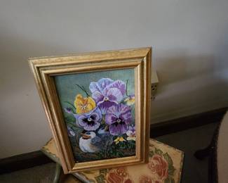Needlepoint on Canvas