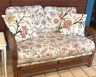 Wicker Loveseat 