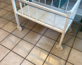 Antique Doll Crib ~turned into a coffee table